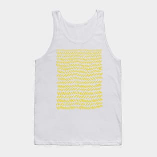 Watercolor knitting pattern - yellow Tank Top